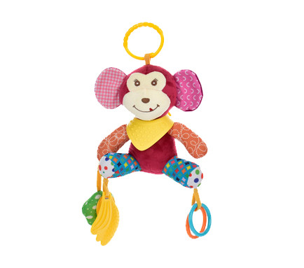 Подвеска на коляску с прорезывателем A-Toys SKK-056 Обезьянка
