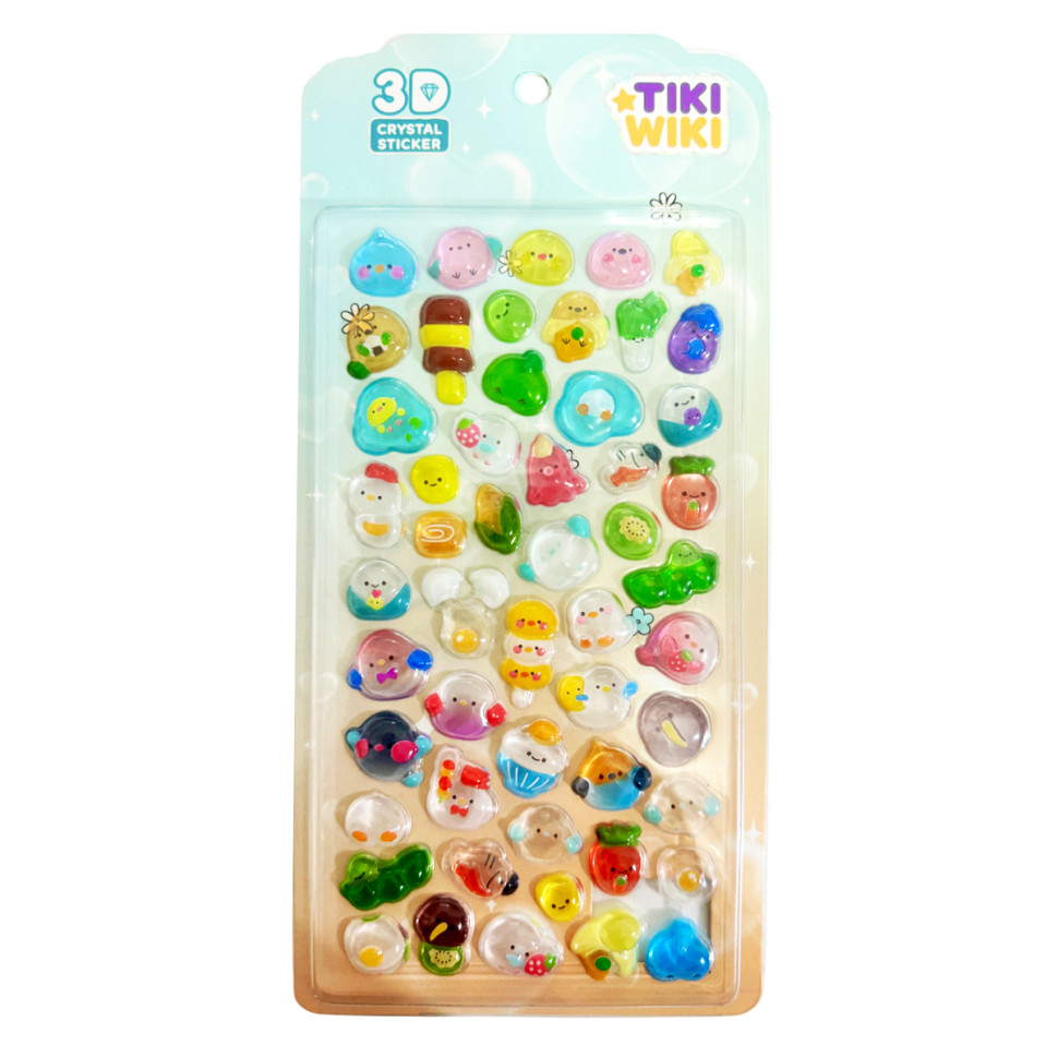 Набор 3D-наклеек "Тики обаяние" Tiki Wiki 25ESE009-05 серии Crystal