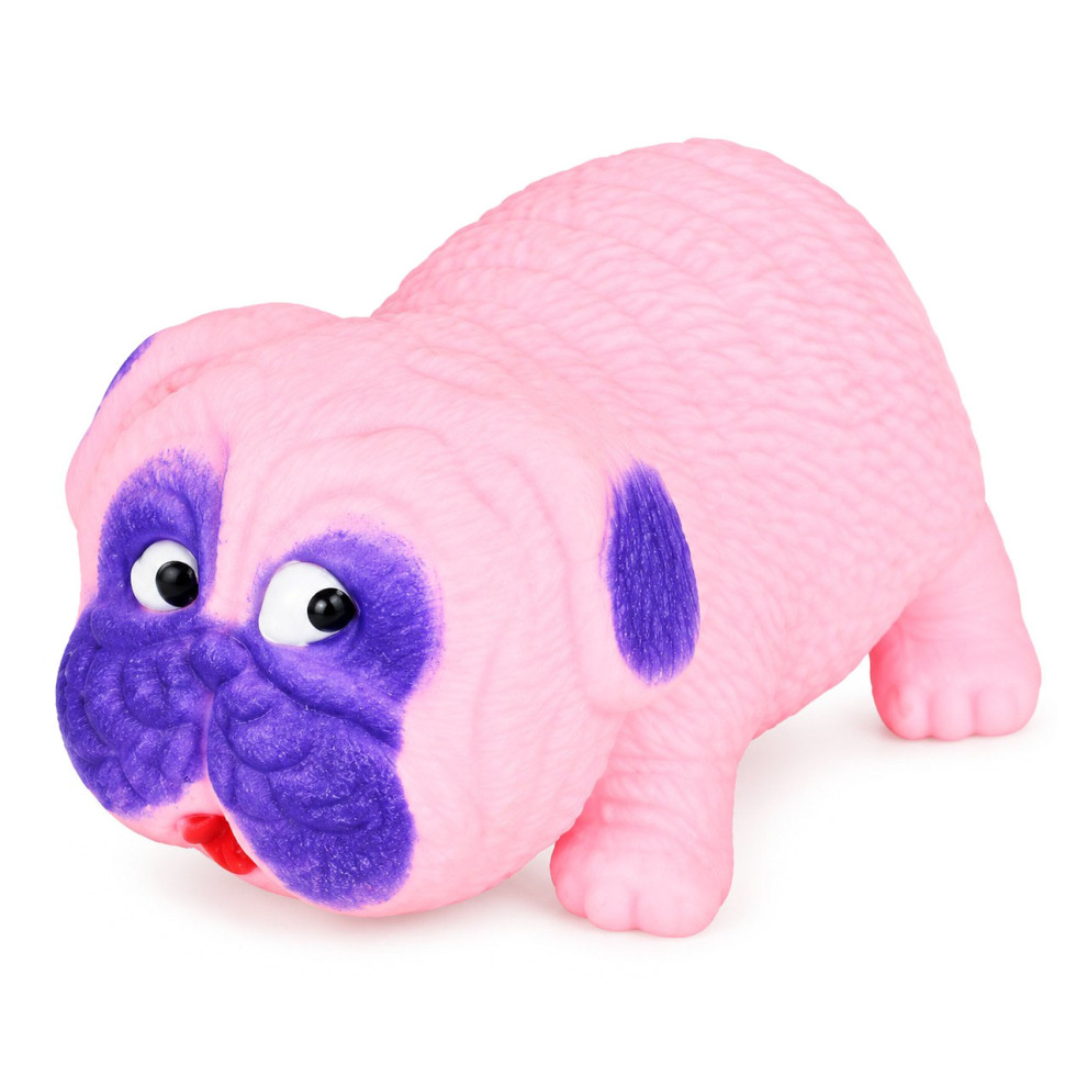 Детская игрушка тянучка-антистресс "Мопс" 105-22(Pink) размер 8 см