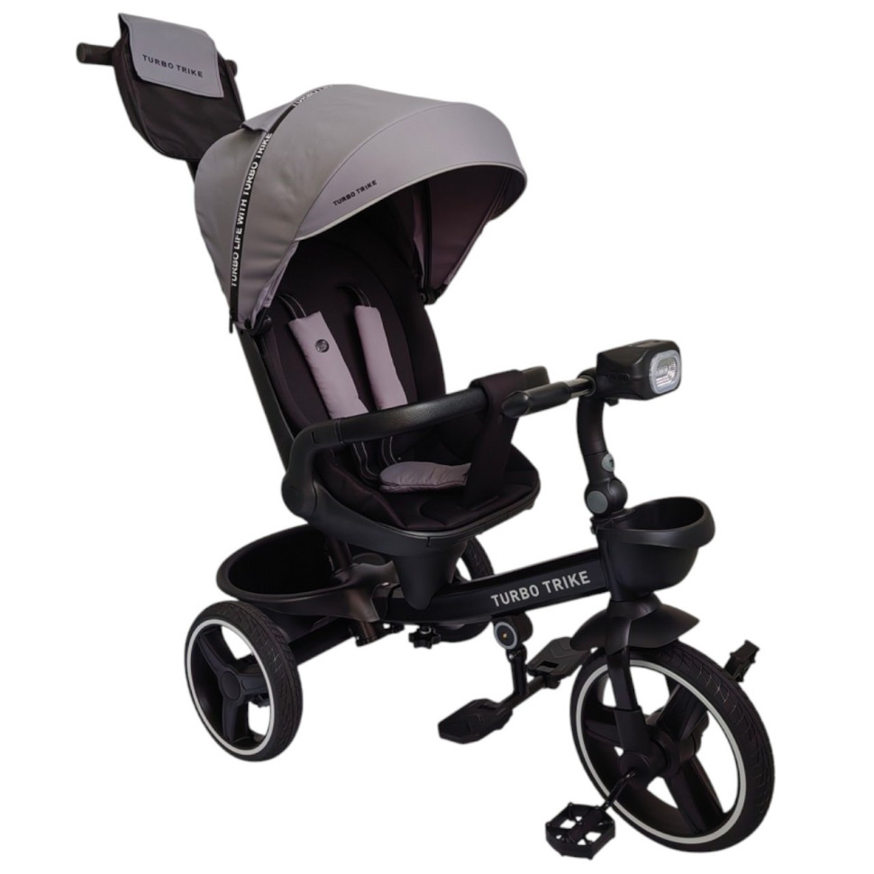 Велосипед детский трехколесный MT 1002-1 Smart Grey с родительской ручкой