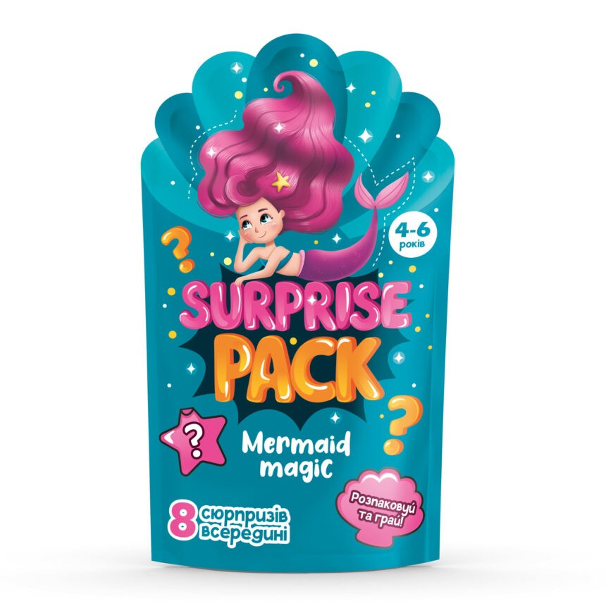Набор сюрпризов Surprise pack "Mermaid magic" Vladi Toys VT8080-01 Укр