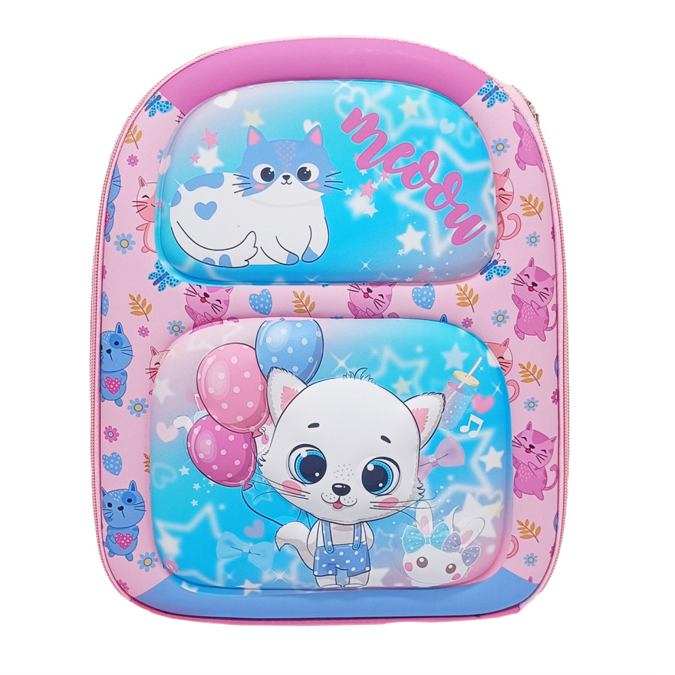 Рюкзак детский "Meooow" N941(Pink) 1 отделение, застежка-молния