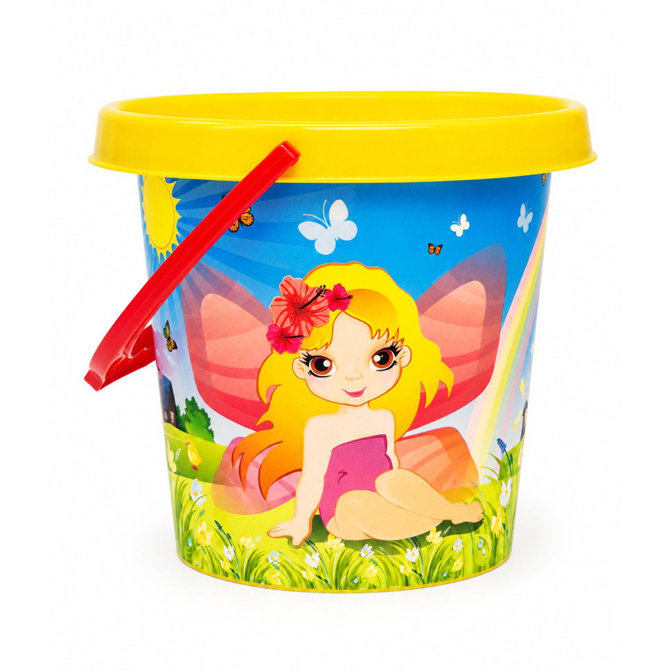Детское ведерко для песка и воды №3 3145TXK(Yellow) объем ведерка 1,2 л