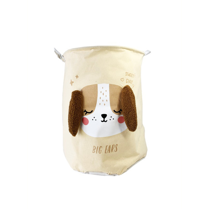 Корзина для игрушек и белья "Big ears Собачка" MGZ-1009(Biege) 50 х 40 см