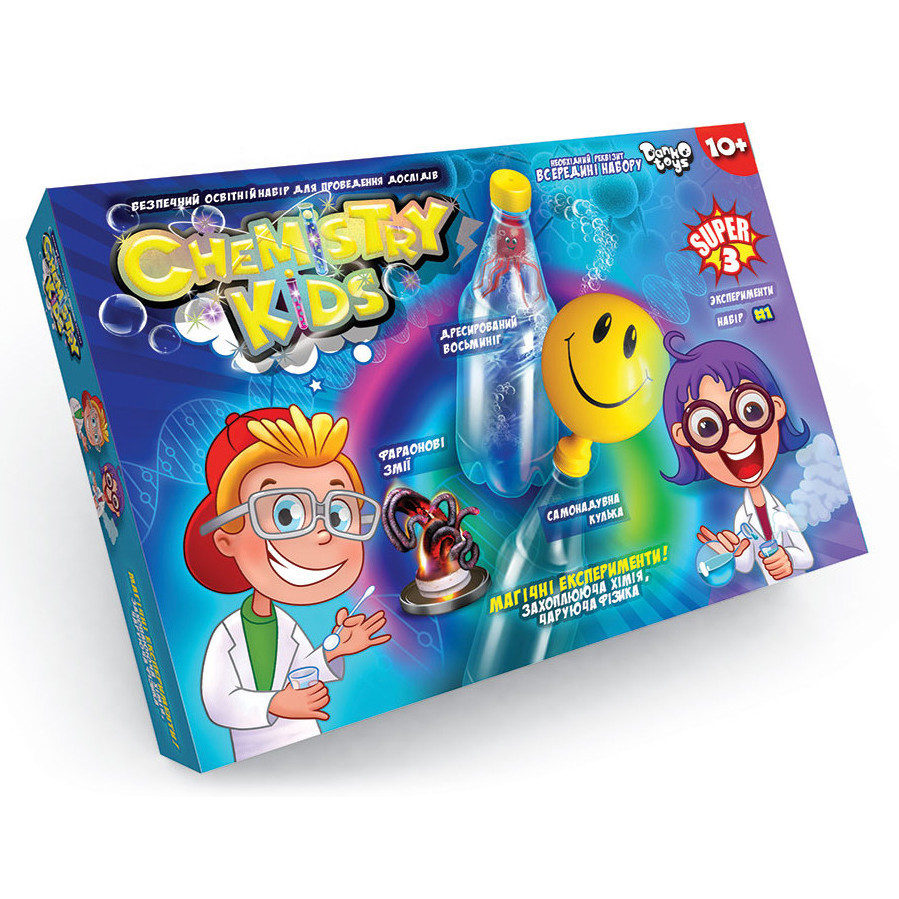 Детский набор для проведения опытов "CHEMISTRY KIDS" CHK-02 CHK-02-01U