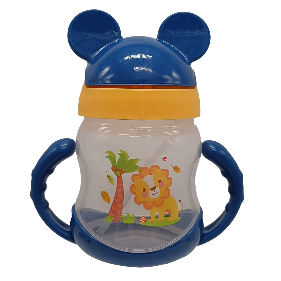 Поильник с силиконовым носиком "Микки" MGZ-0325(Blue) 250 мл