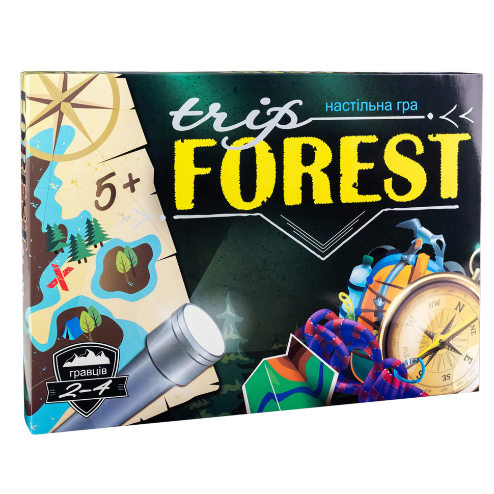Настольная Игра-бродилка "Trip Forest" 30553 игровое поле, 4 фишки, кубик