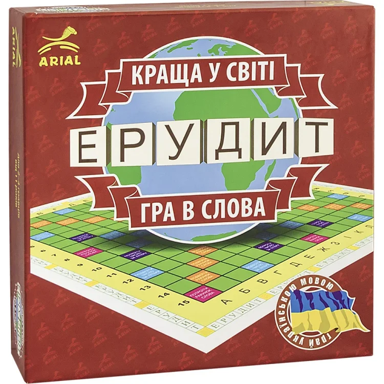 УЦЕНКА!!! Настольная игра Arial "Эрудит" Игра в слова 910107-UC Укр