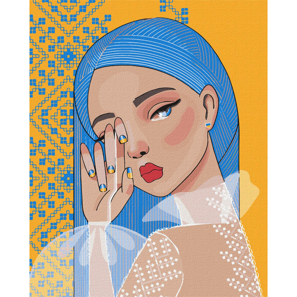 УЦЕНКА!!! Картина по номерам "Несокрушимая ©mosyakart" Идейка KHO4907-UC, 40х50 см