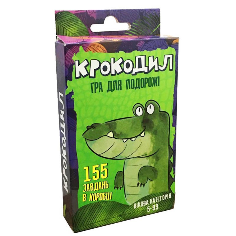 УЦЕНКА!!! Настольная игра "Крокодил" Strateg 30557-UC, 31 карточка, инструкция