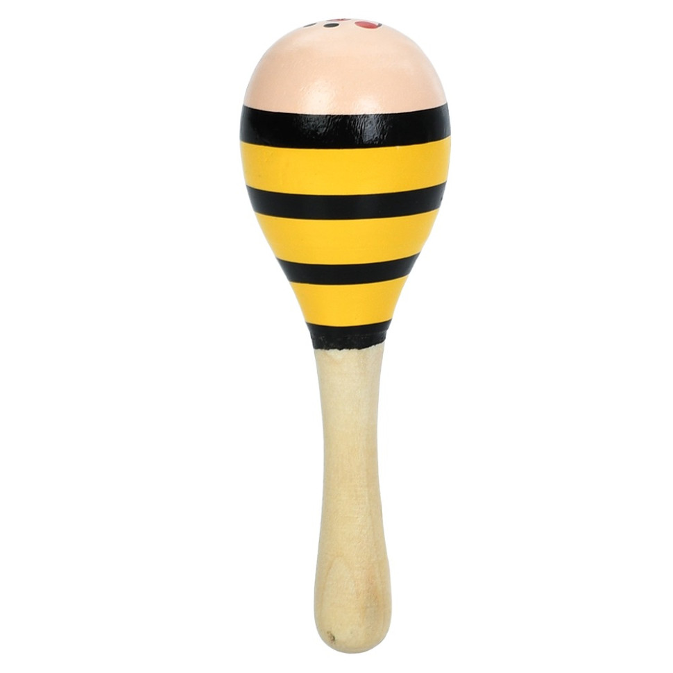 Деревянная детская игрушка "Маракас" MD 2192(Yellow) 11,5 см