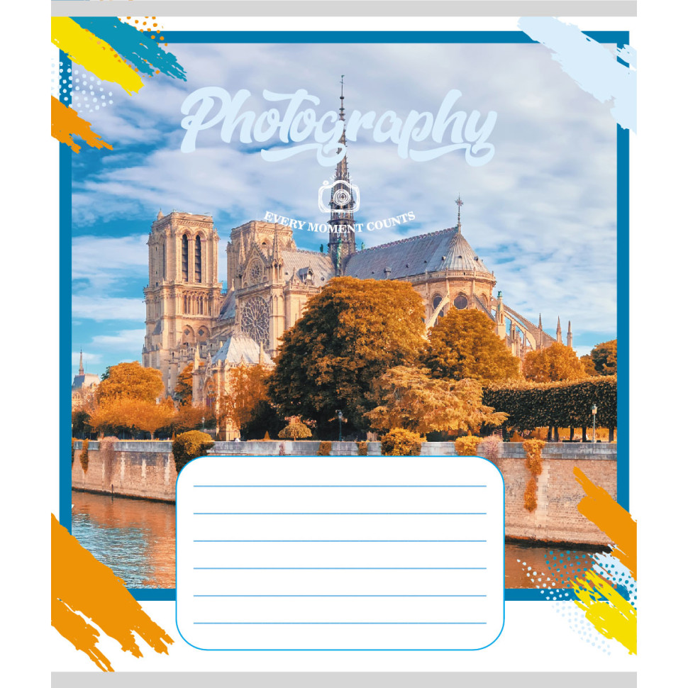 Тетрадь общая "Фотография" 096-959044K-3 в клетку, 96 листов