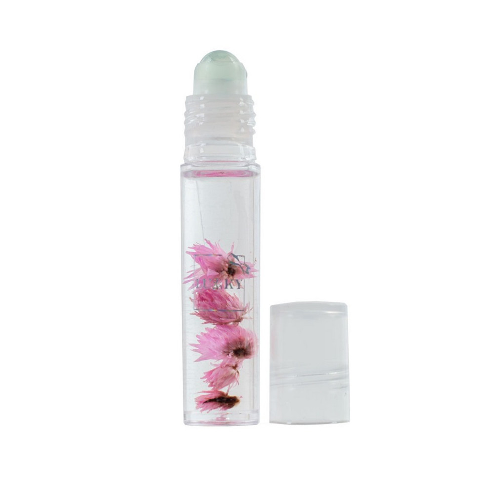 Детское масло-блеск для губ Aqua Fleur T22004 с розовыми цветами