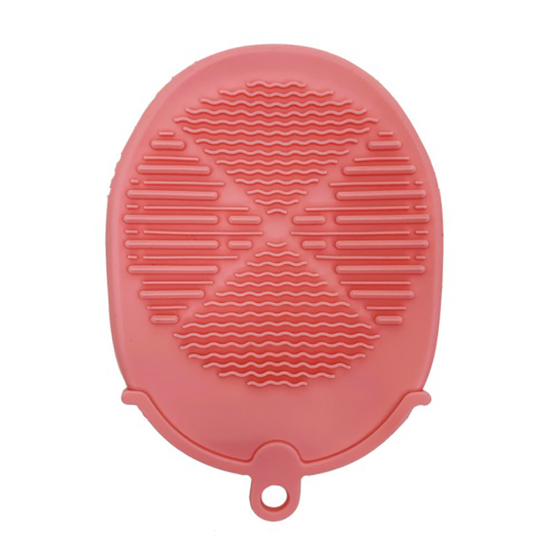 Силиконовая мочалка-перчатка для купания MGZ-0929(Pink)