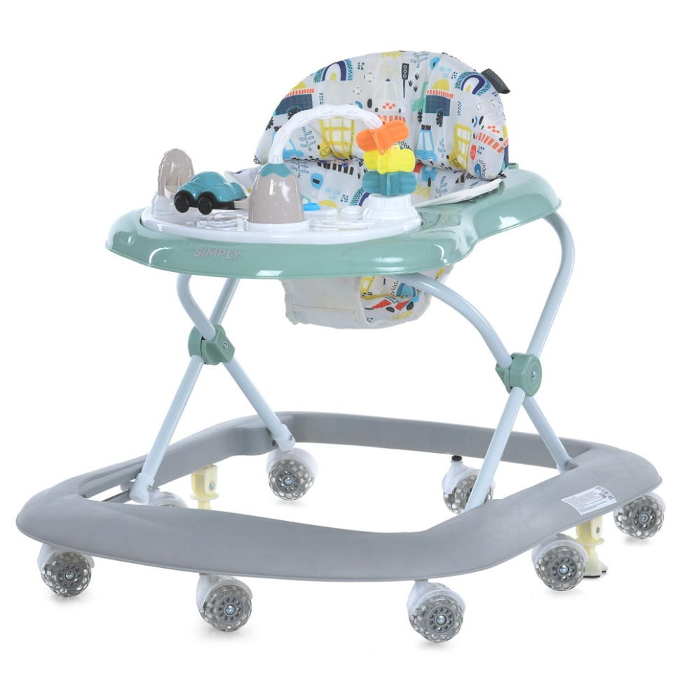 Детские Ходунки Simply ME 1215 Green, музыка, свет