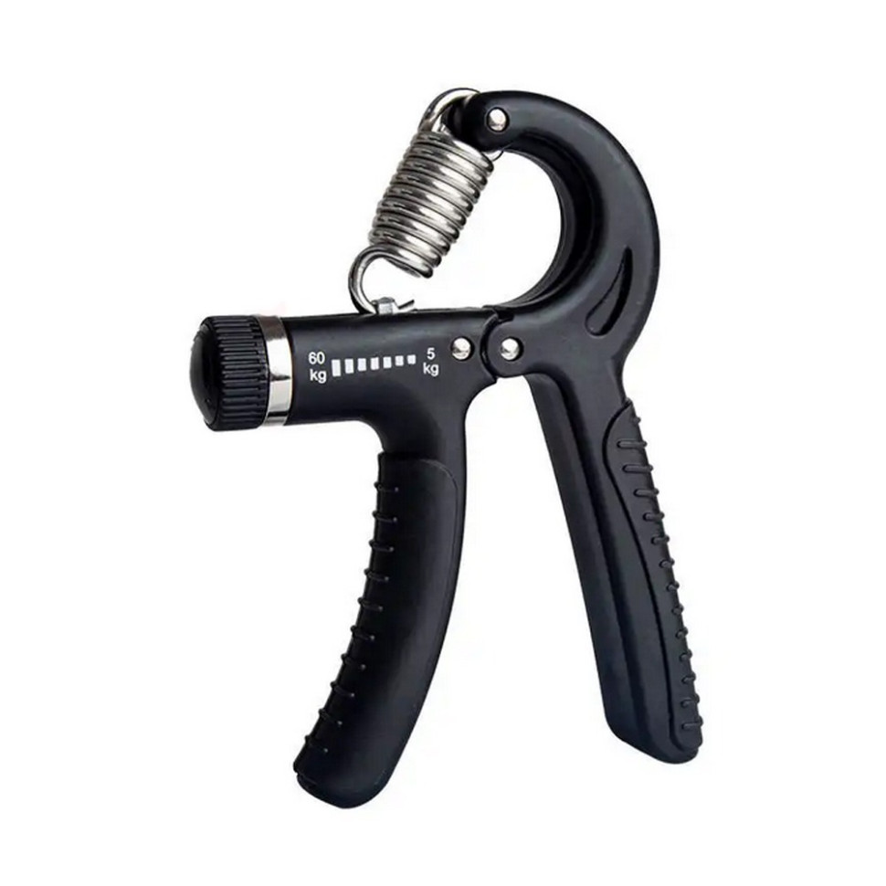 Эспандер кистевой пружинный с регулируемой нагрузкой Power Grip Pro NE-W-87-OR 5-60 кг
