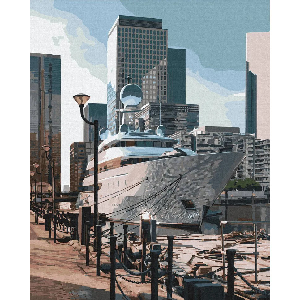 УЦЕНКА!!! Картина по номерам "Канери-Уорф. Лондон" Art Craft 11220-AC-UC 40х50 см