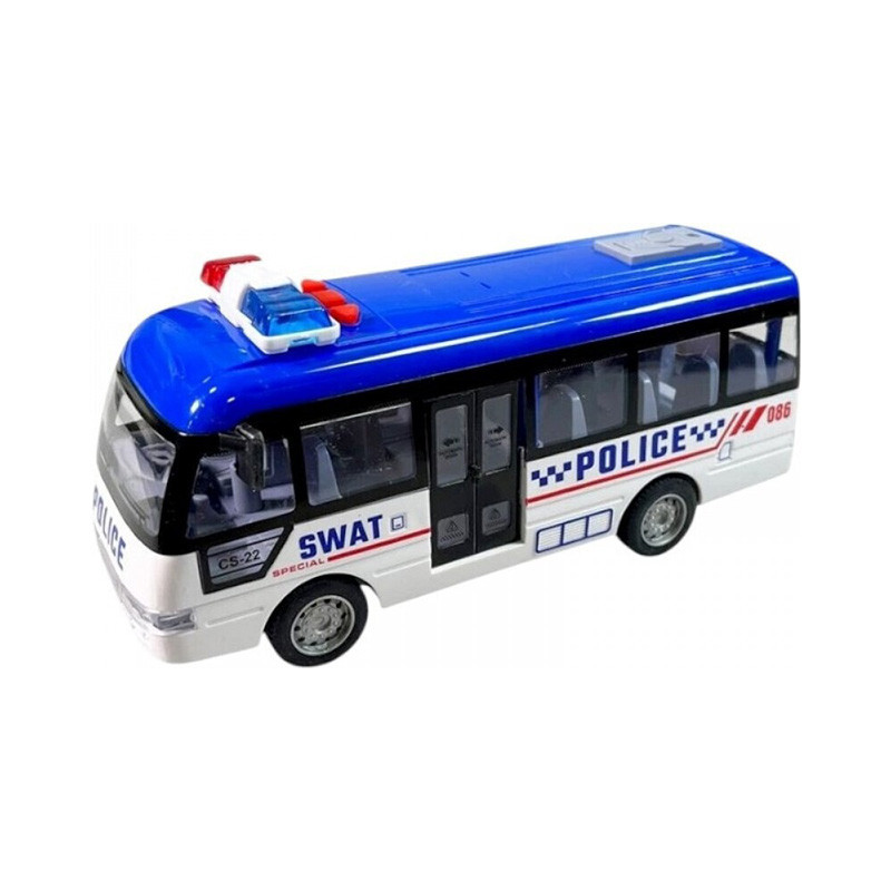 Детский инерционный автобус YM-9906F(Blue) 19х6,5х8 см