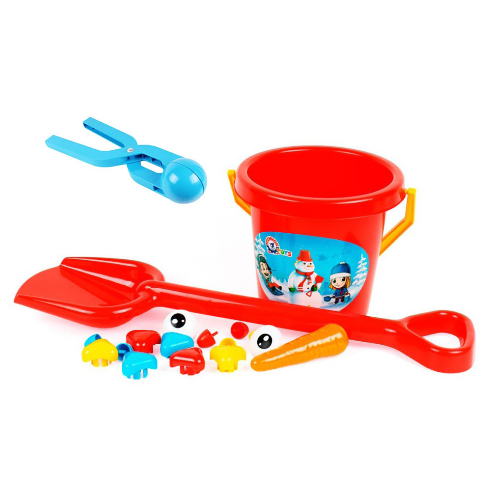 Игрушка «Набор для снеговика» 7730TXK(Blue-Red) со снежколепом