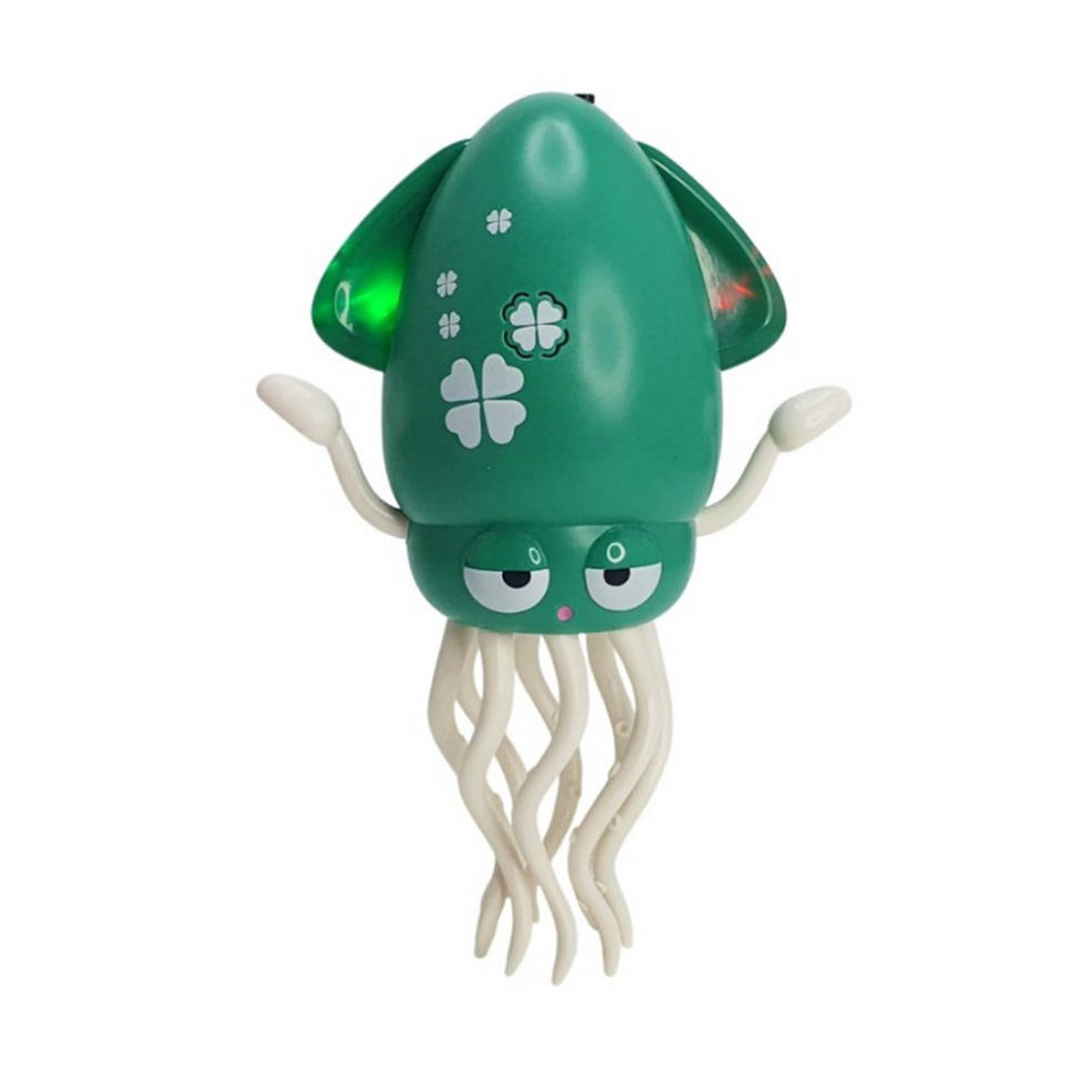 Интерактивная игрушка "Танцующий кальмар" 158-21C(Green) зеленый