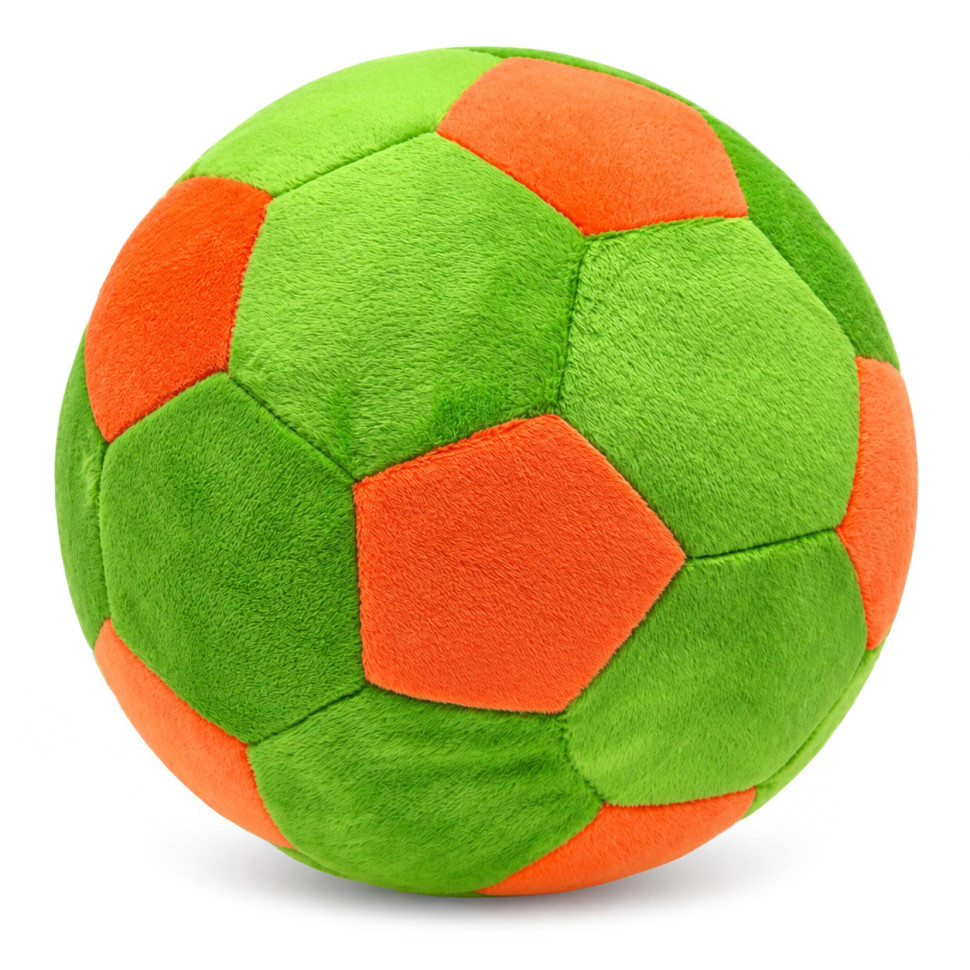 Детская мягкая игрушка Мяч футбольный МС 180402-01(Green-Orange)