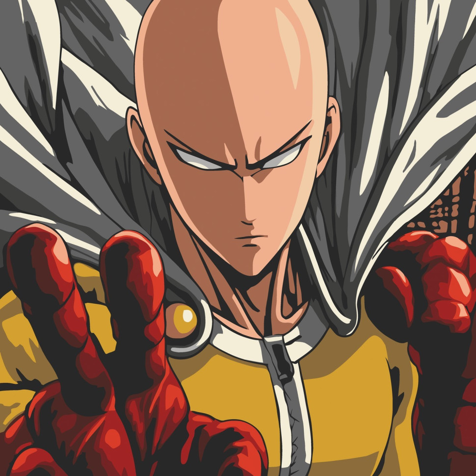 УЦЕНКА!!! Картина по номерам "One-Punch Man" Art Craft 16083-AC-UC 40х40 см