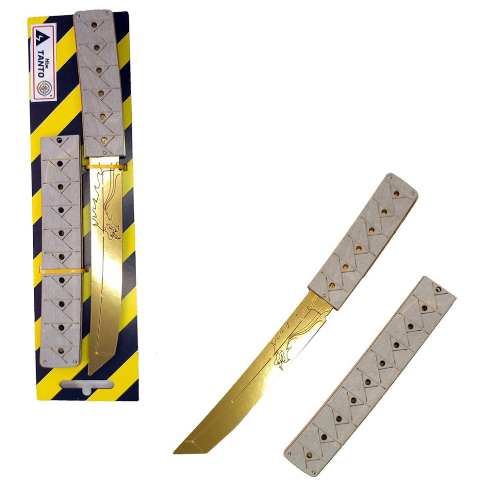 Нож деревянный сувенирный "SO-2 TANTO ЯКУДЗА GOLD" TAN-Y