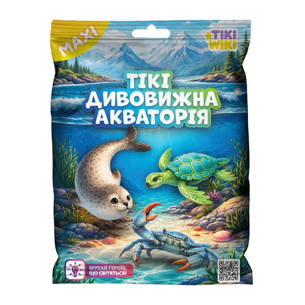 Стретч-игрушка в виде животного "Удивительная акватория" Tiki Wiki SQ146 серии "Maxi"
