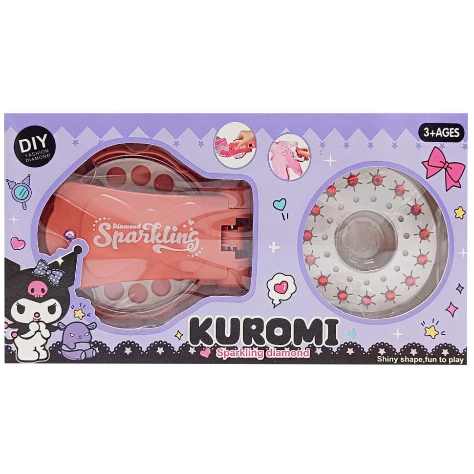 Набор для творчества "Kuromi" DM249-132(Coral) устройство для крепления страз, стразы