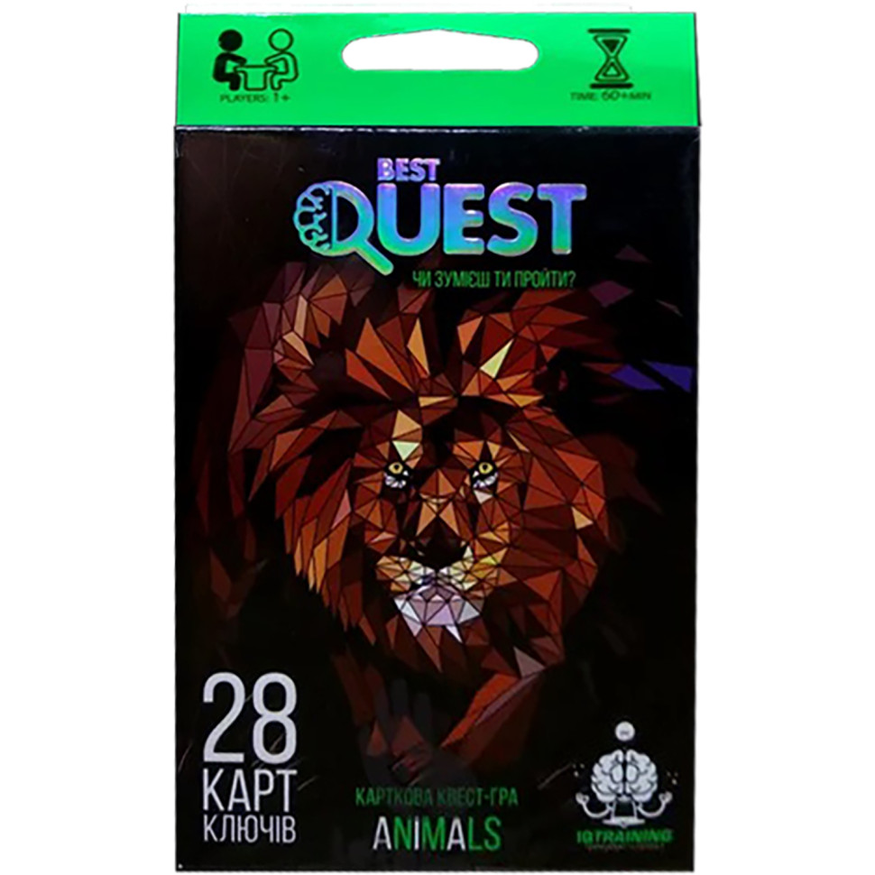 Карточная квест-игра "BEST QUEST" (укр.) BQ-01-01-04U  BQ-01-02U