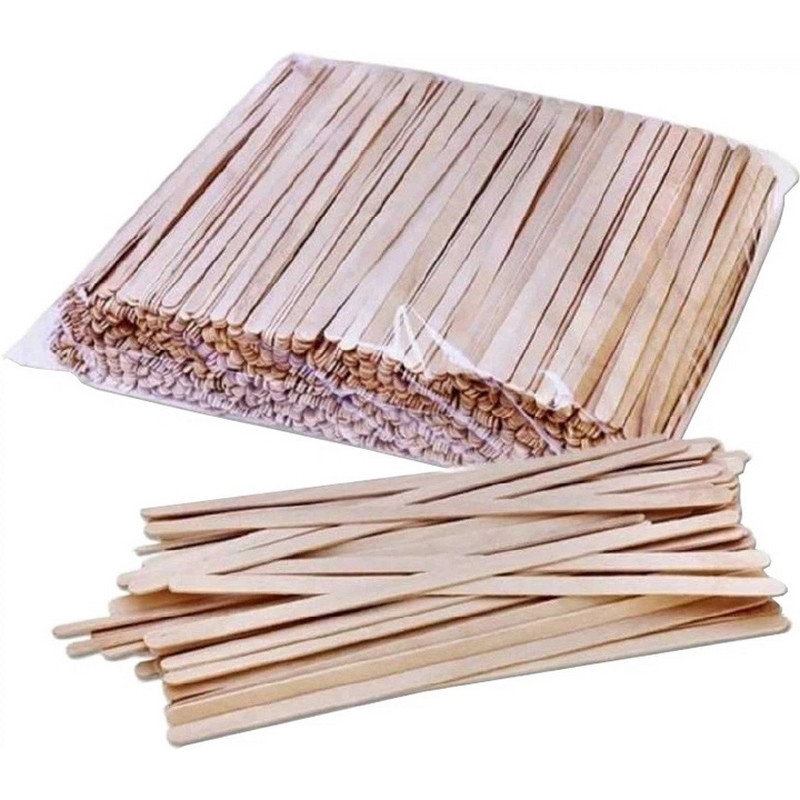 Палочки для размешивания напитков Wooden-sticks1000, 14 см 1000 шт
