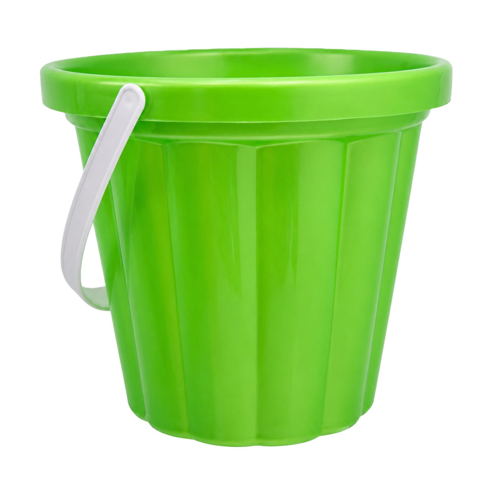 Игрушечное ведро большое №1 011BMS(Green) размер ведра 20х20х17 см