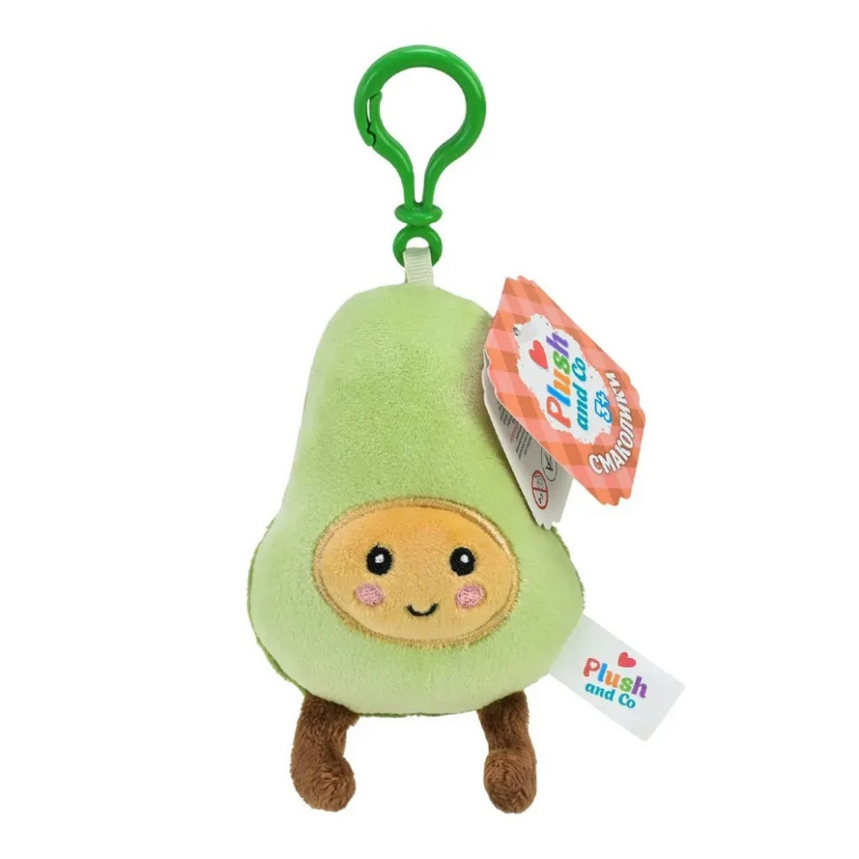 Мягкая игрушка-брелок "Авокадо" Plush and Co PLC25081, 10 см