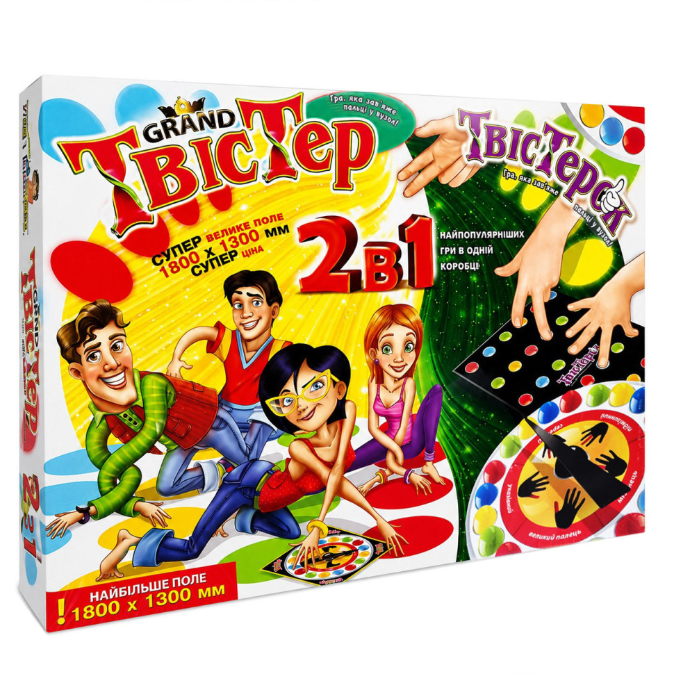 Напольная игра Твистер + настольная Твистерок 4423, 2в1