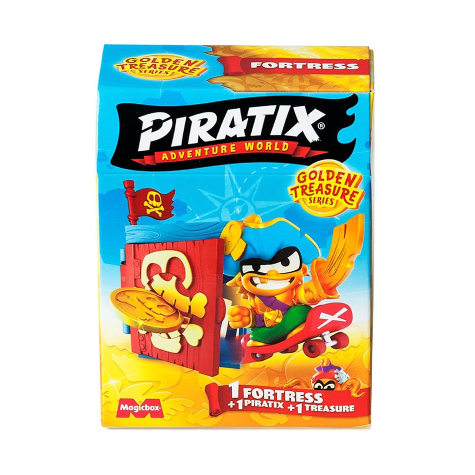 Детский игровой набор с фигурками "Крепость" PIRATIX PPX1D212IN00 серии "Golden Treasure"