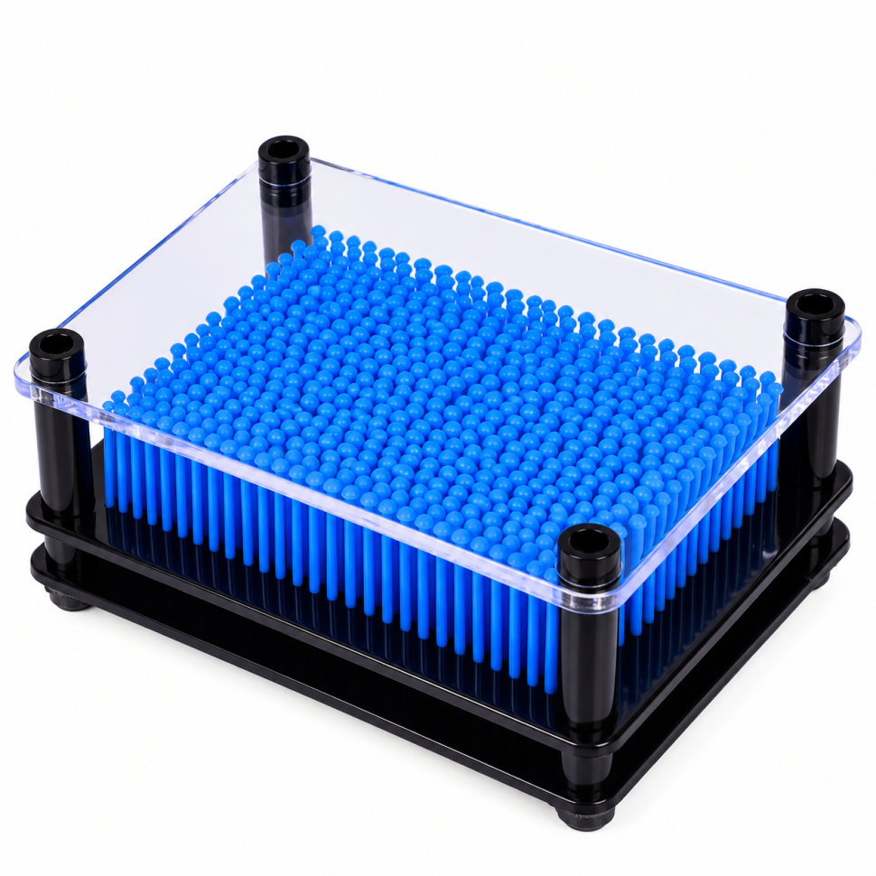 Объемная панель-антистресс с подвижными элементами "3D Пин Арт" MK 5967(Dark-Blue) темно-синий