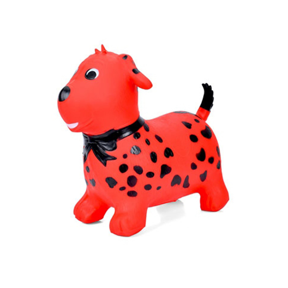 Детская игрушка-прыгун "Щеночек" MS 4160(Red) резина, до 20 кг