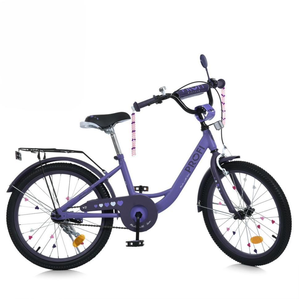 Велосипед детский MB 20043-1 колеса 20 дюймов, фиолетовый