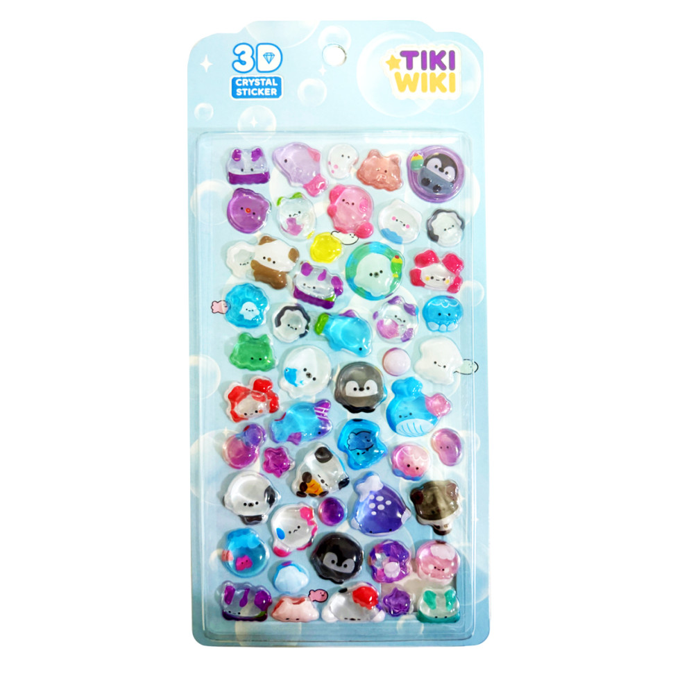 Набор 3D-наклеек "Тики море S2" Tiki Wiki 25ESE009-08 серии Crystal
