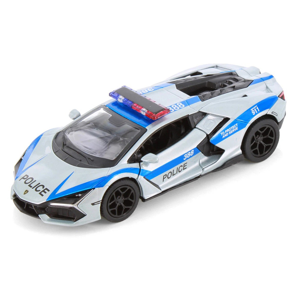Коллекционная машинка "Lamborghini Revuelto" KT5459WPR(Silver) масштаб 1:42