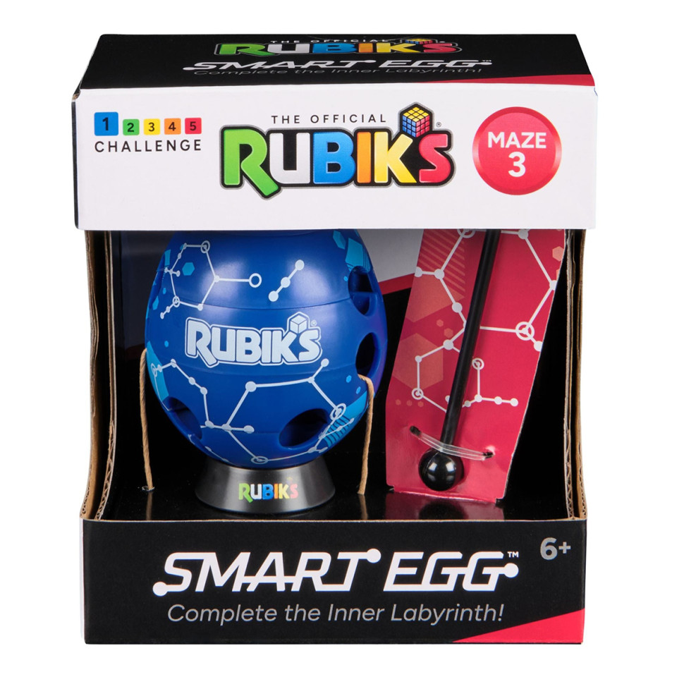 Развивающая Головоломка Смарт-яйцо Rubik's 6071681(Blue) палочка, подставка