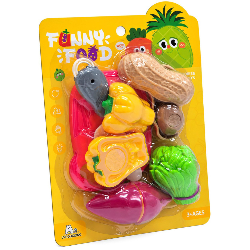 Игровой набор продуктов на липучке Funny Food 228R5-1 с ножом и досточкой