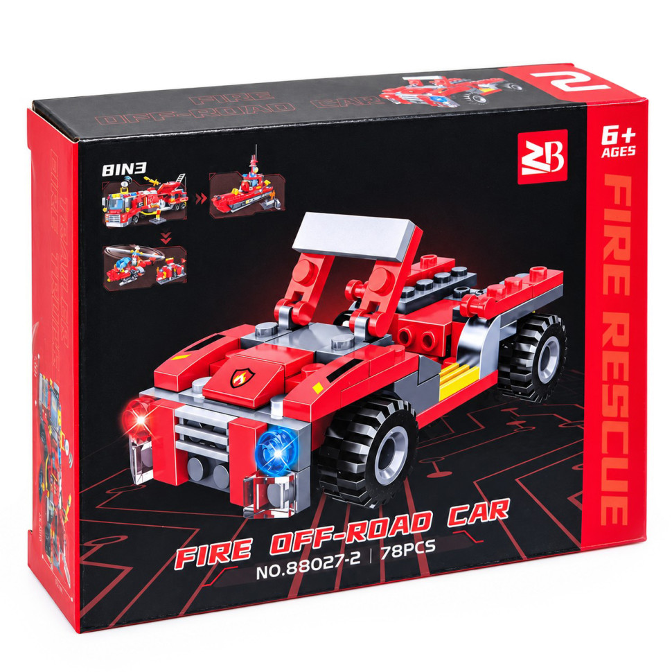 Детский конструктор "Fire Rescue" 88027-2, 78 деталей