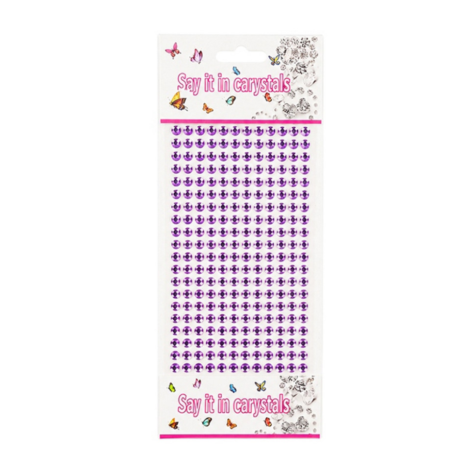 Наклейки декоративные XY-003(Violet) для авто, ноутбуков, телефонов 