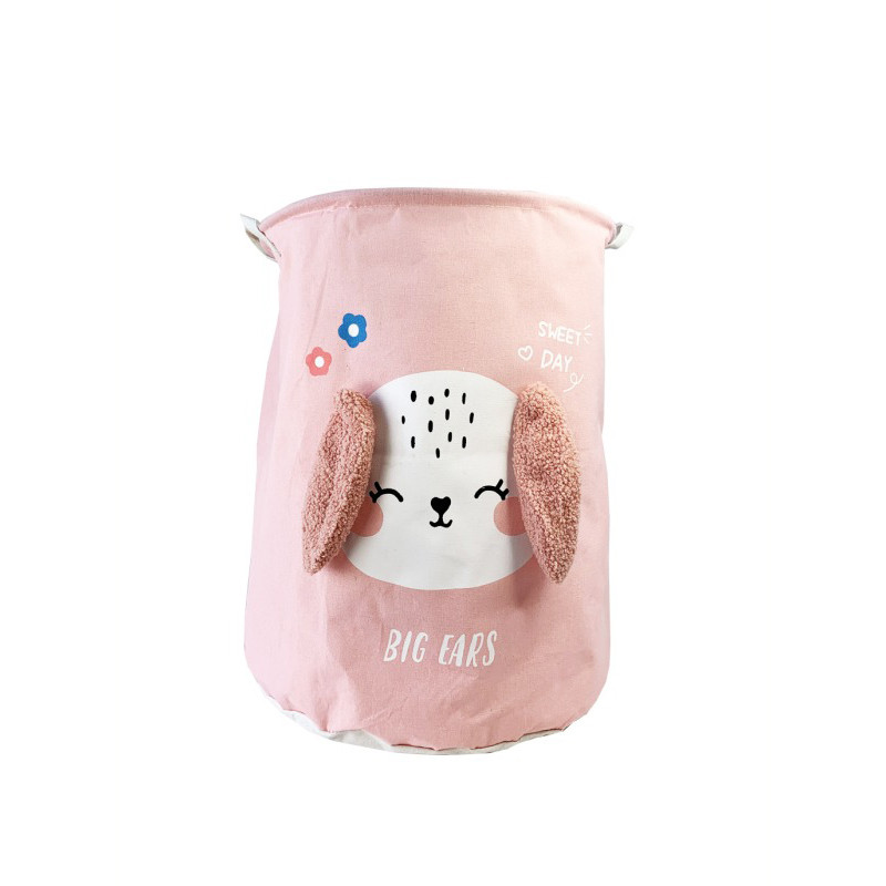 Корзина для игрушек и белья "Big ears Собачка" MGZ-1009(Pink) 50 х 40 см
