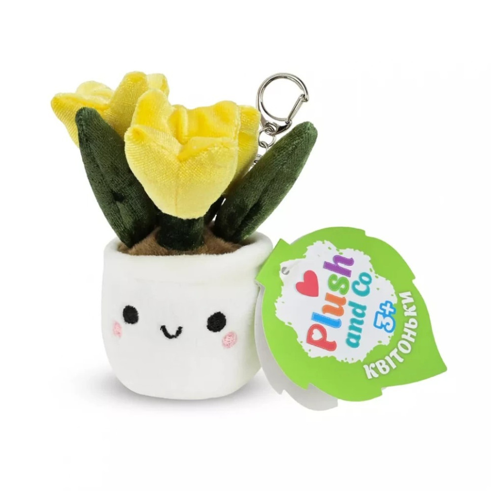 Мягкая игрушка-брелок "Цветочки" Plush and Co PLC25057, 10 см