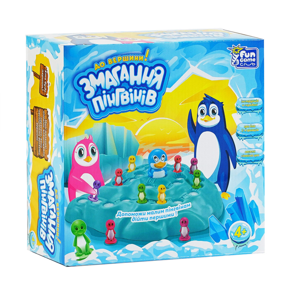 Настольная игра "Соревнования пингвинов" 93296, 24 карточки