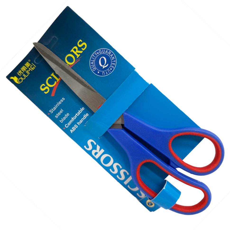 Детские ножницы канцелярские "Scissors" 64-7(Blue) 21см