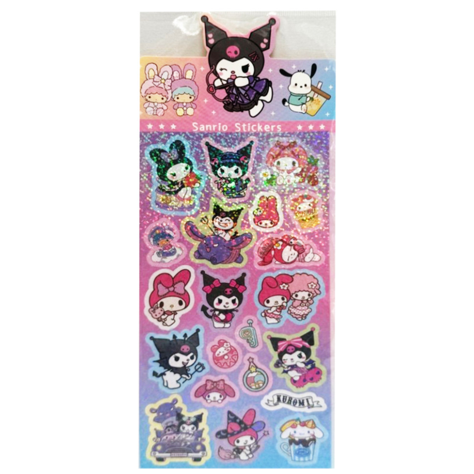 Наклейки декоративные "Sanrio Stickers" SZ240906-1 с блестками