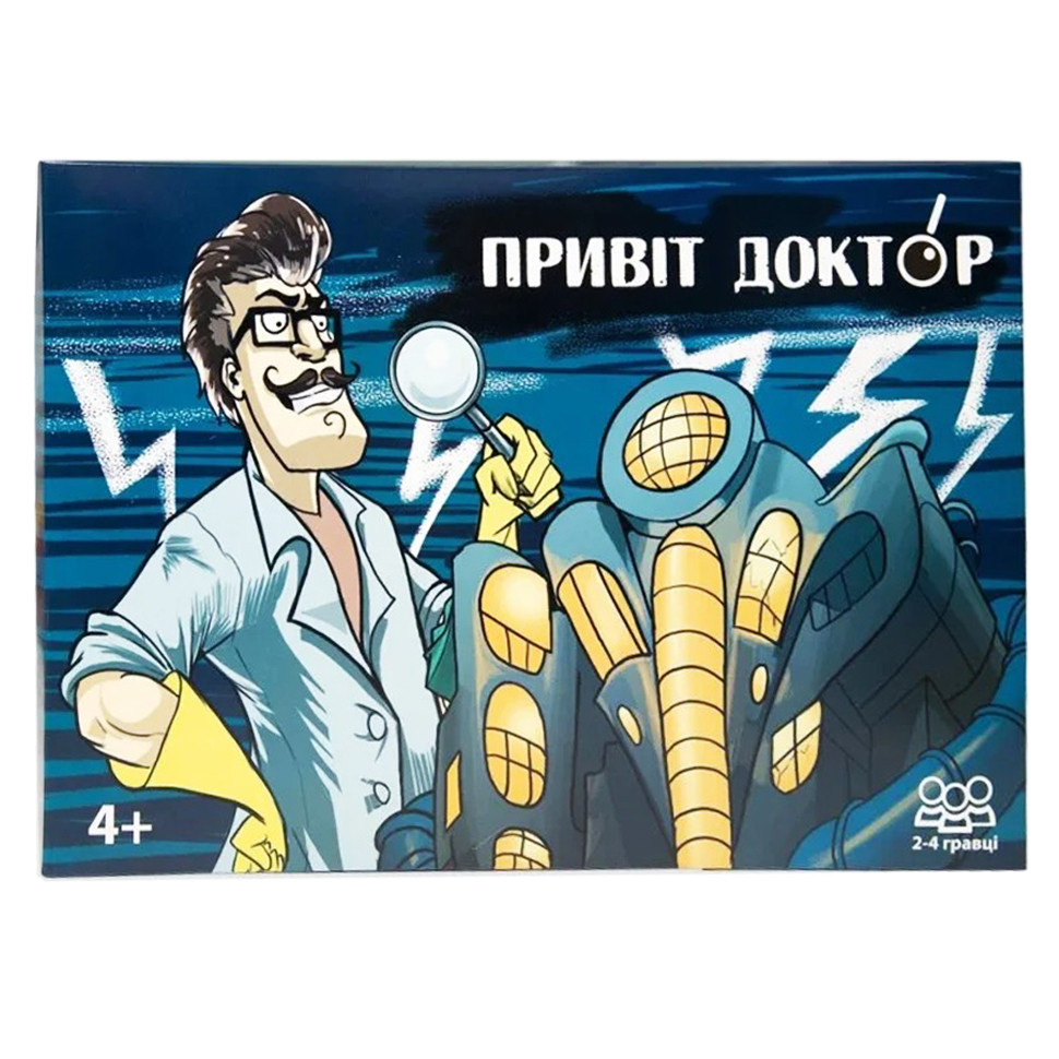 Настольная игра-бродилка "Привет доктор" Strateg 30779 на украинском языке